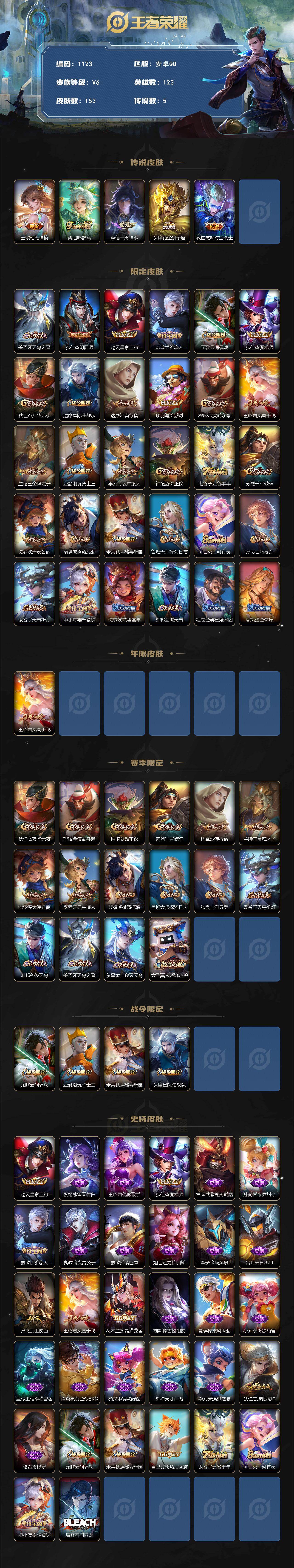 WZCMW4116739王者荣耀账号详情图2