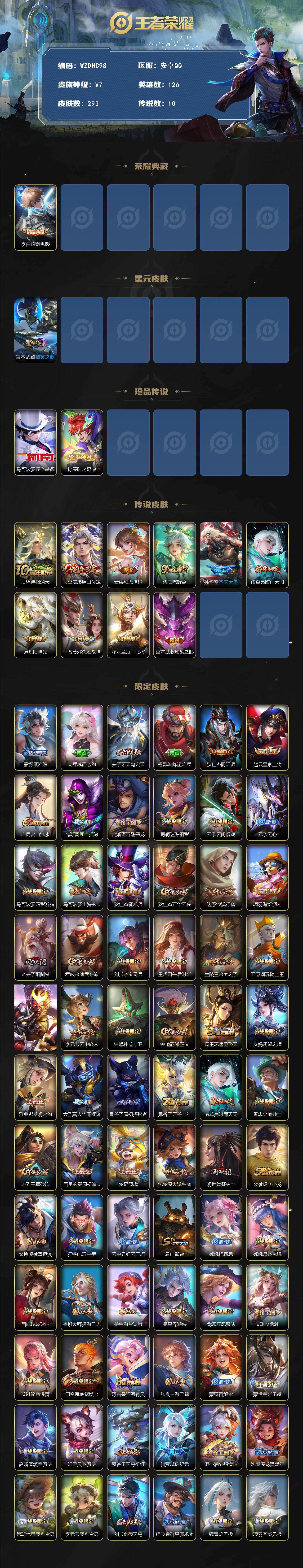 WZ034116921王者荣耀账号详情图2