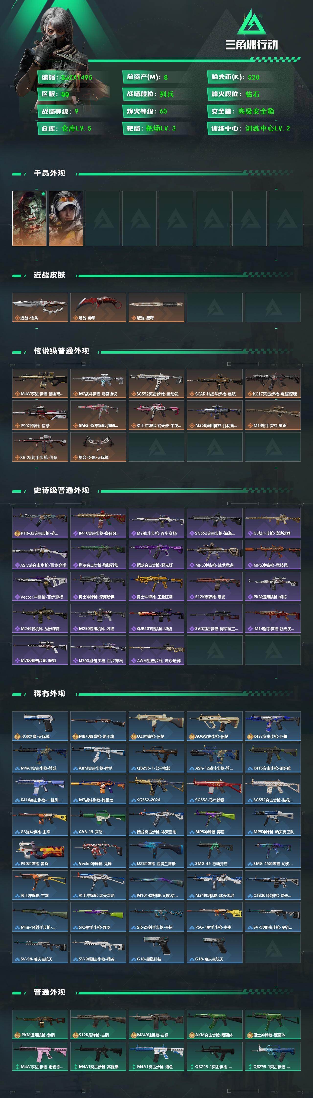 SJZEY435412三角洲行动账号详情图2