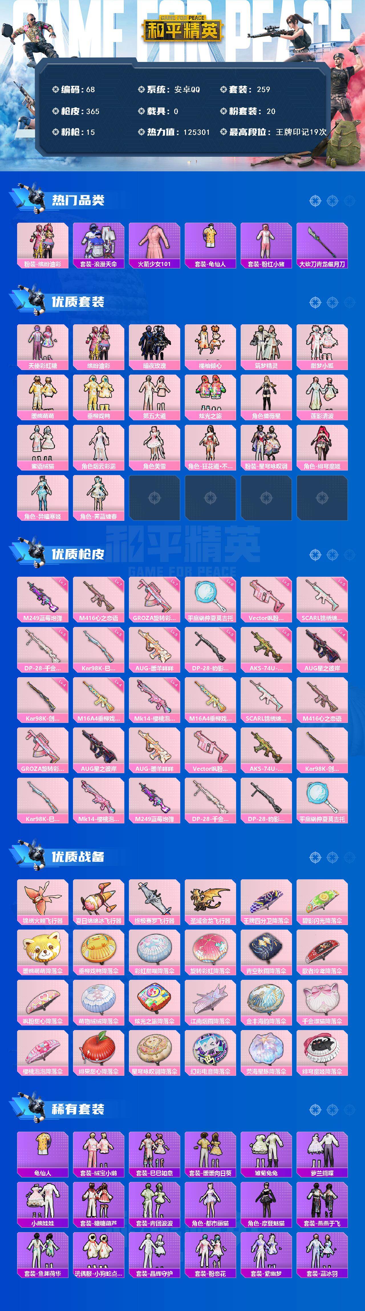 HPCMW464240和平精英账号详情图2