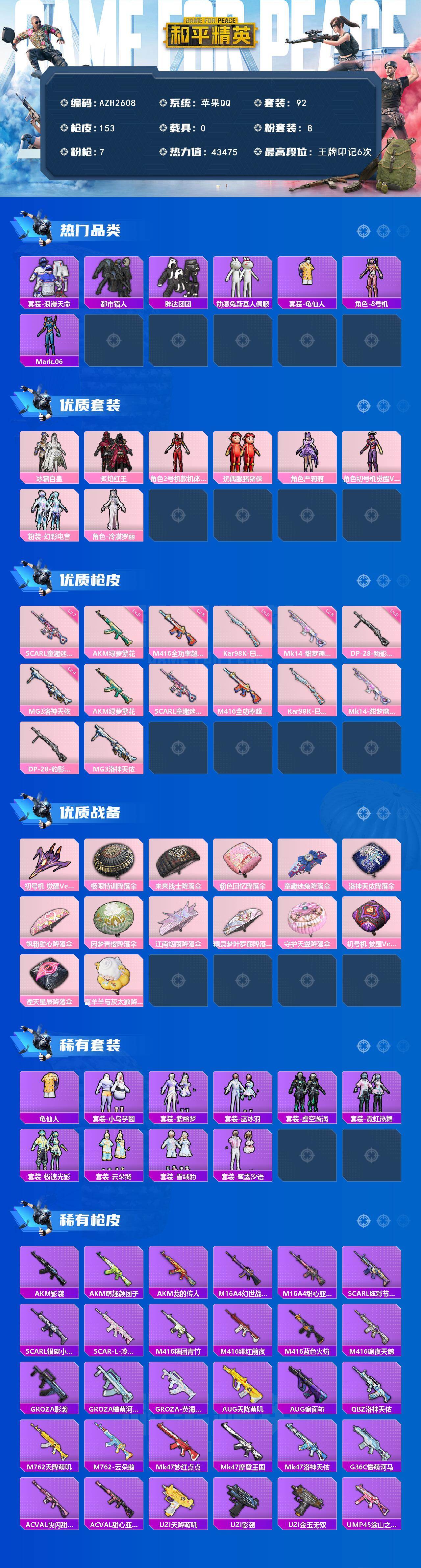 HPCMW464252和平精英账号详情图2