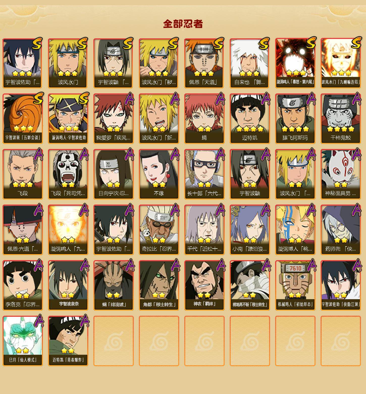 HYQM47252火影忍者账号详情图3