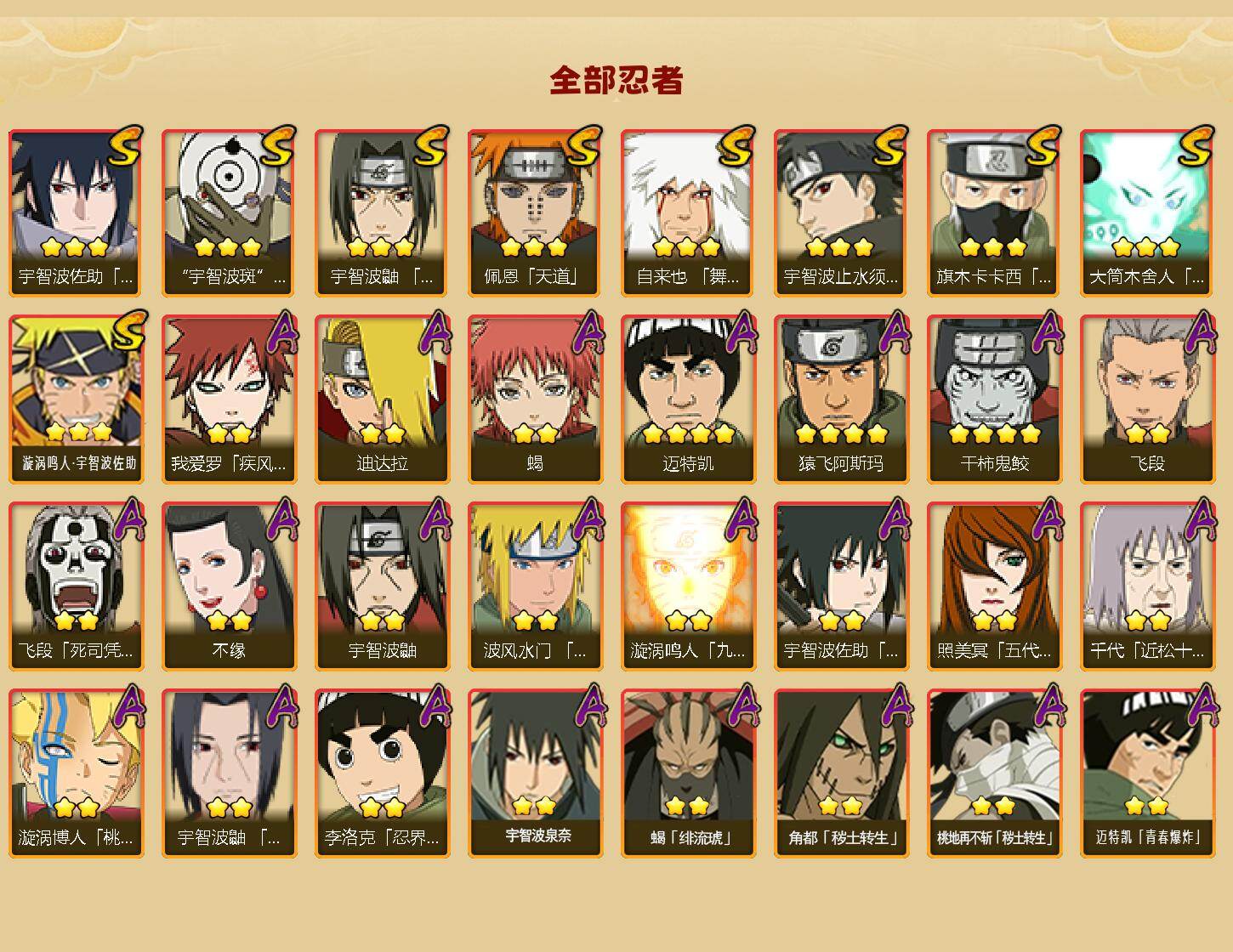 HYEY48395火影忍者账号详情图2