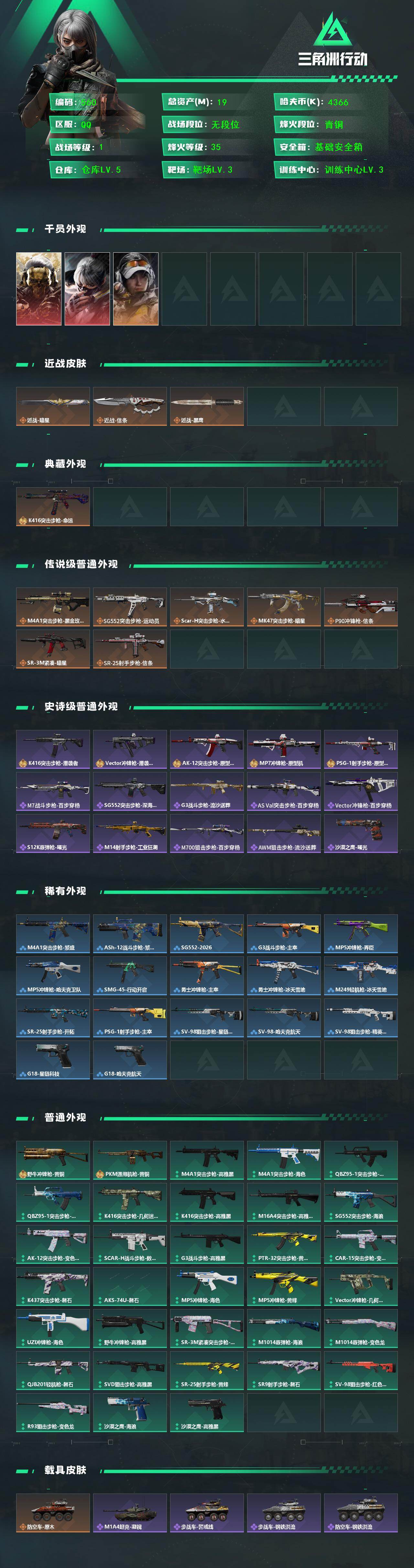 SJZCMW433350三角洲行动账号详情图2