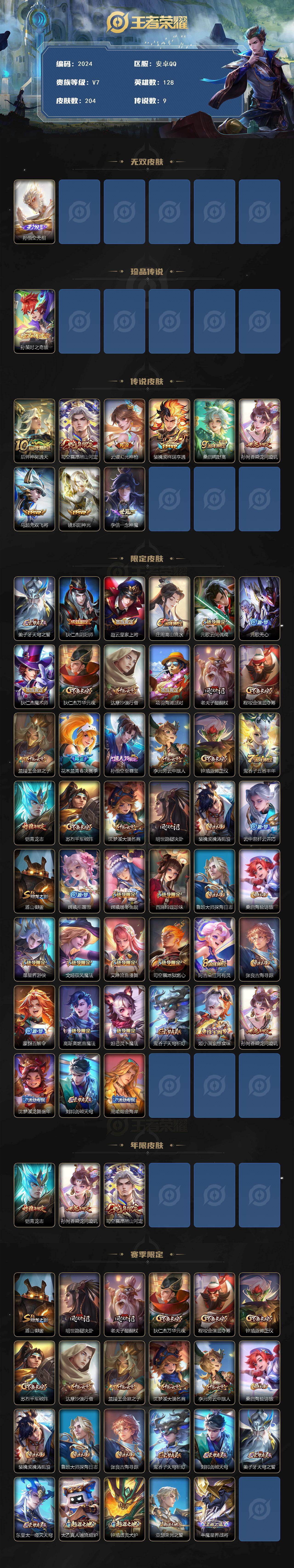 WZQM4116869王者荣耀账号详情图3