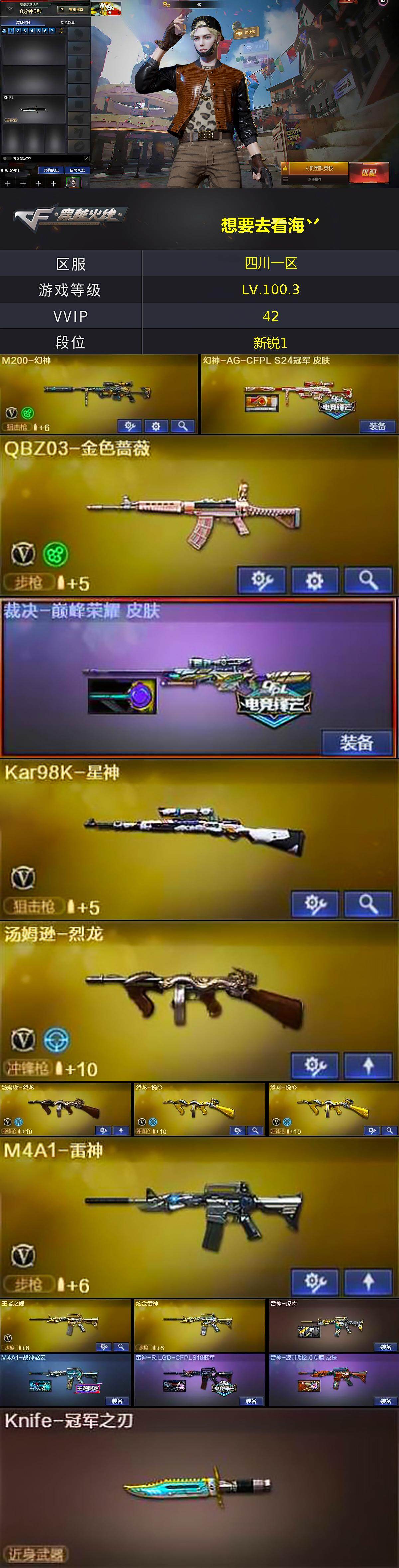 CFQM430524穿越火线账号详情图3