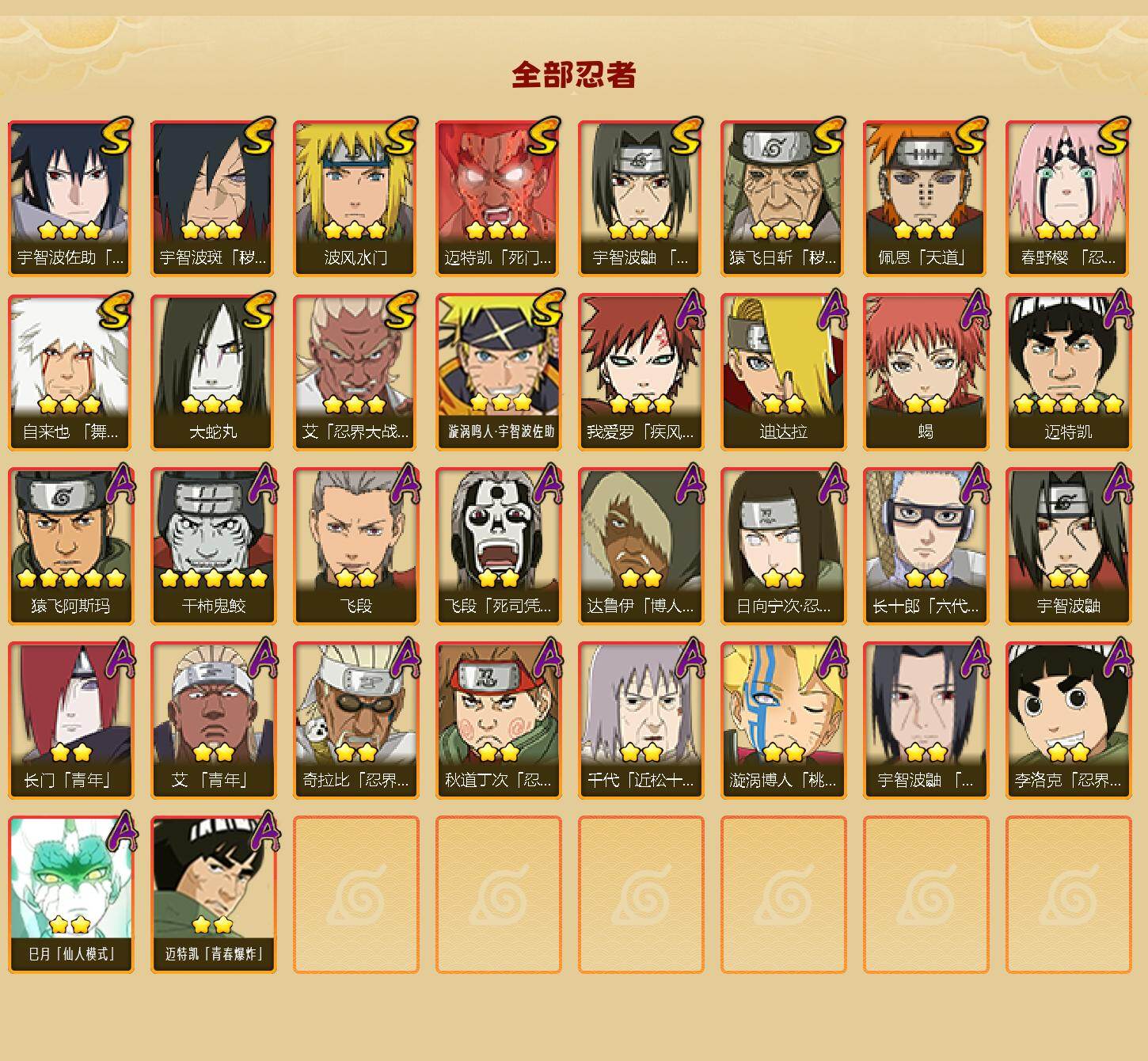 HYQM48418火影忍者账号详情图3