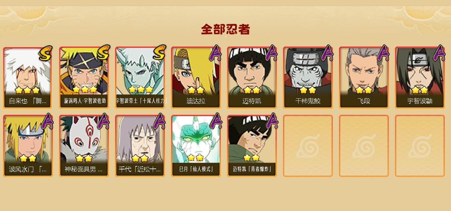 HYEY48391火影忍者账号详情图2