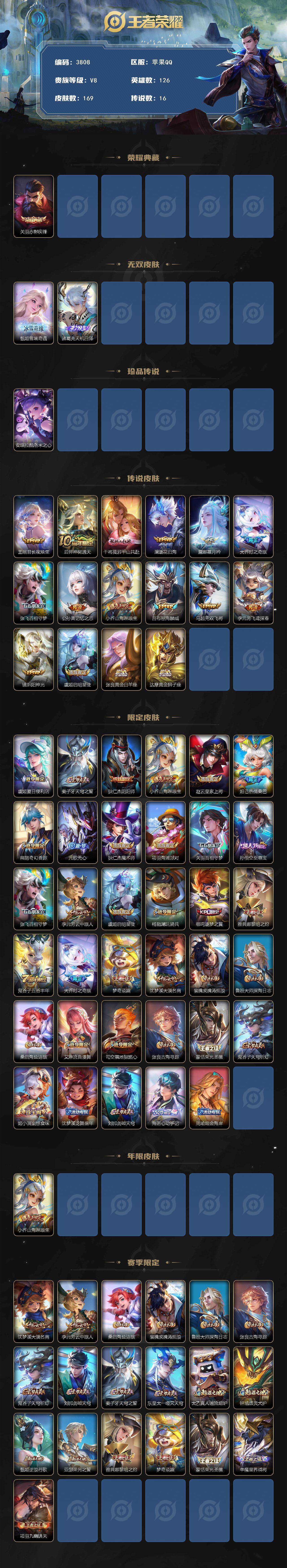 WZCMW4119150王者荣耀账号详情图2