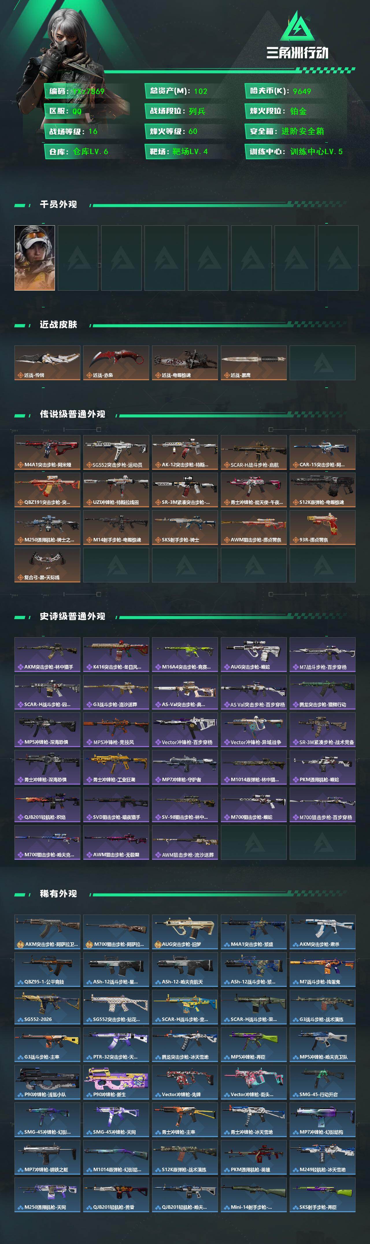 SJZCMW434846三角洲行动账号详情图2