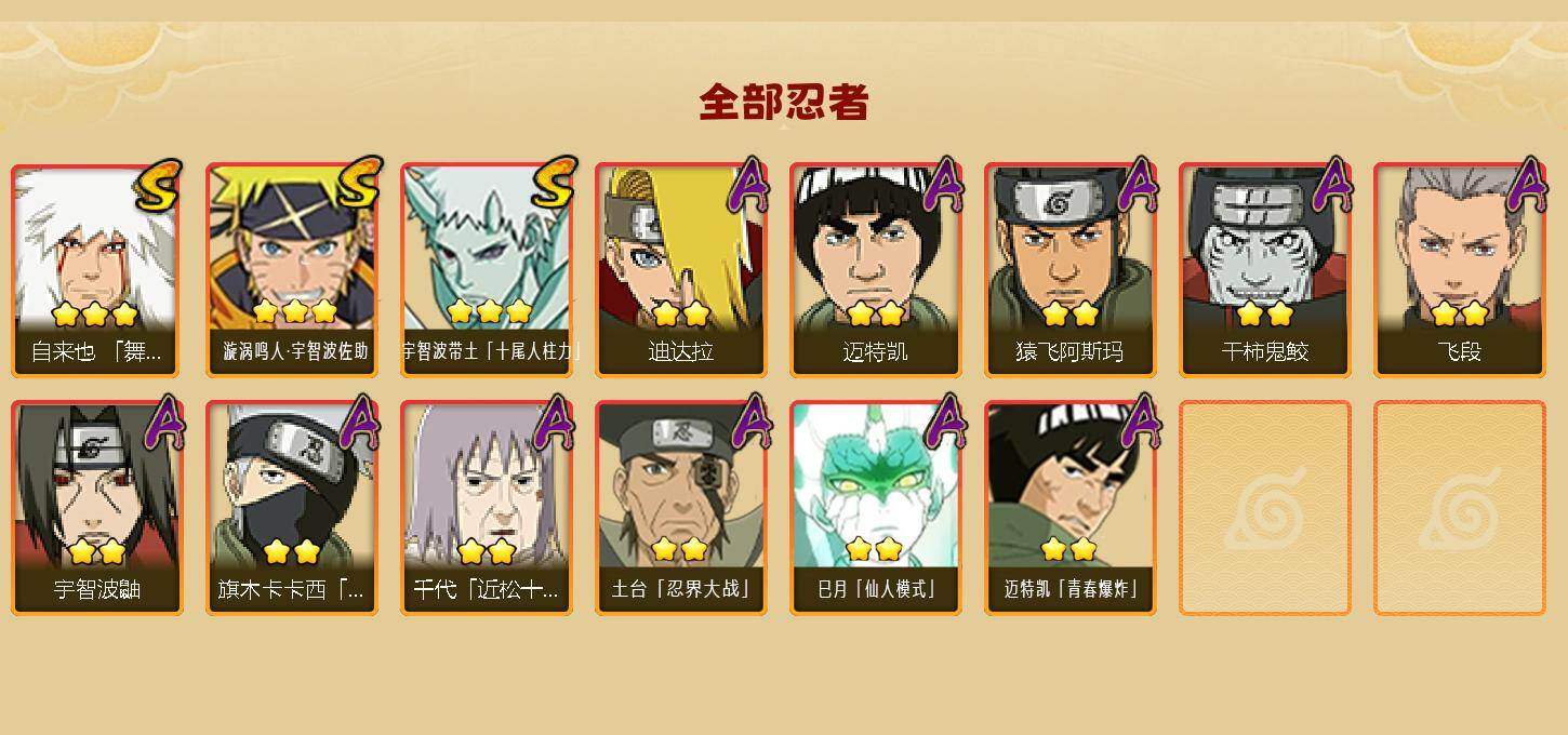 HYEY48428火影忍者账号详情图2