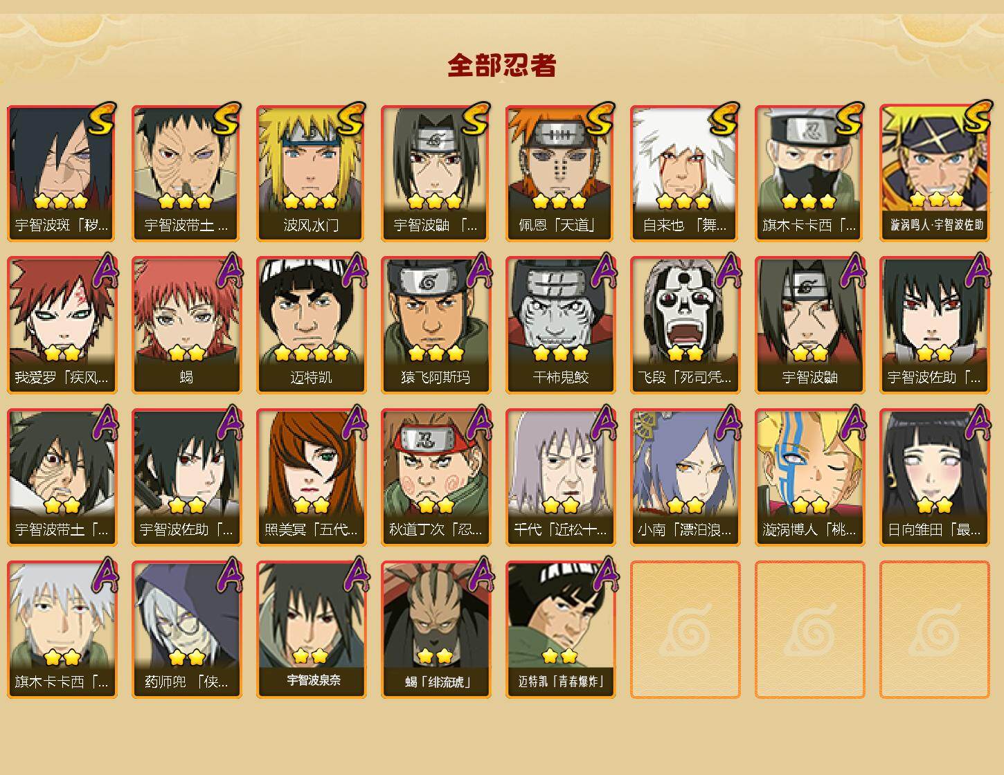 HYLFY48433火影忍者账号详情图2