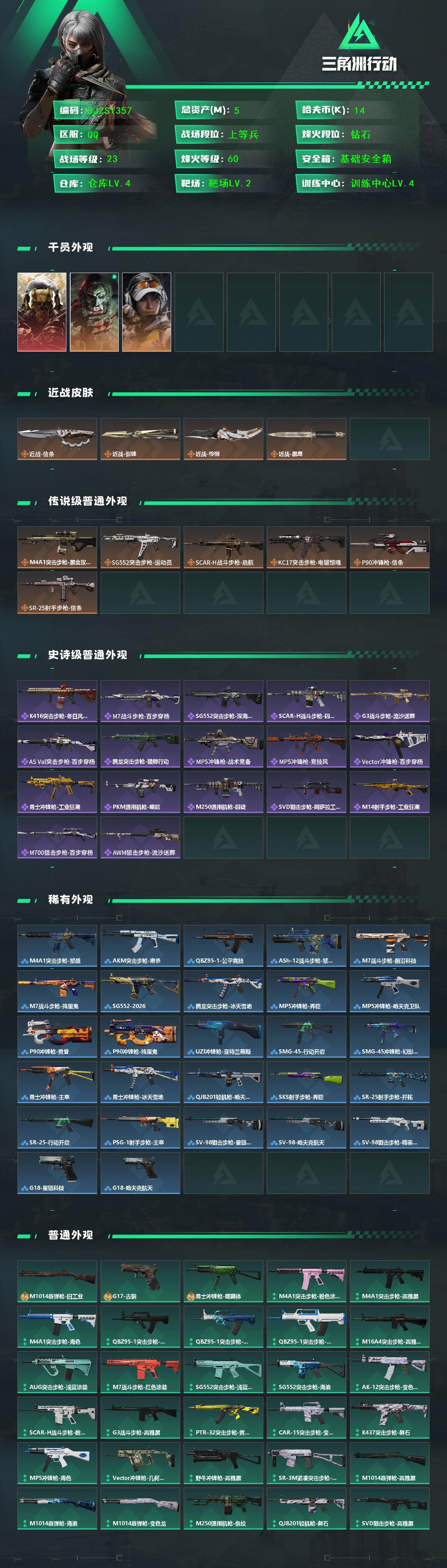 SJZEY434246三角洲行动账号详情图2