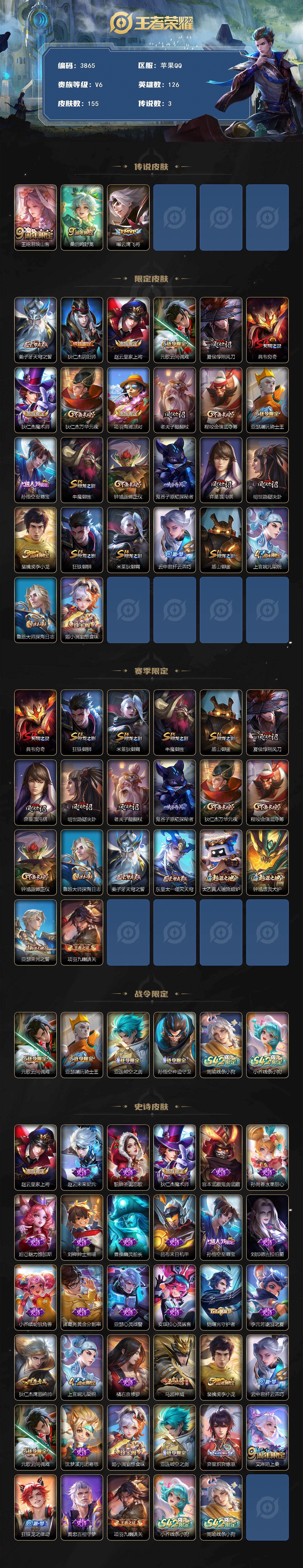 WZCMW4123221王者荣耀账号详情图2