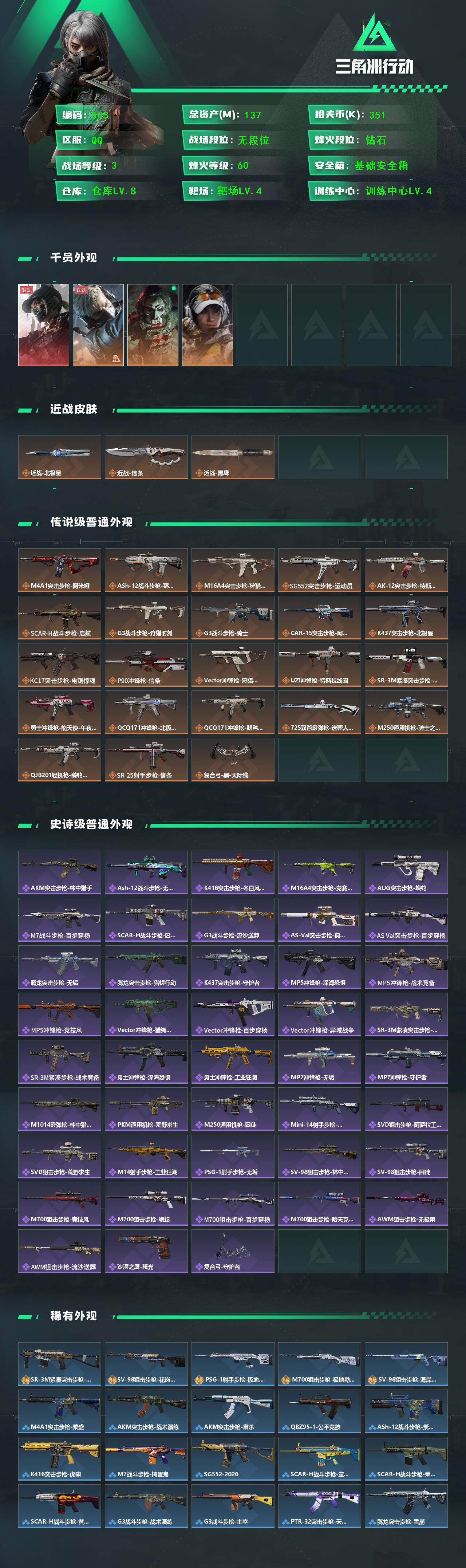 SJZCMW434561三角洲行动账号详情图2