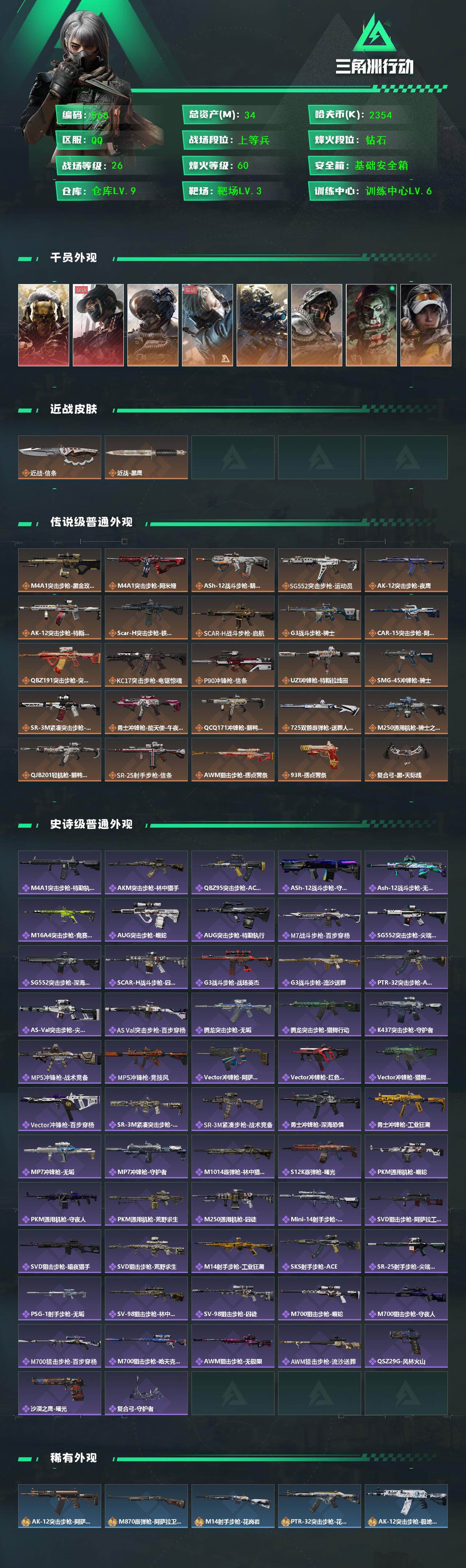 SJZCMW434609三角洲行动账号详情图2