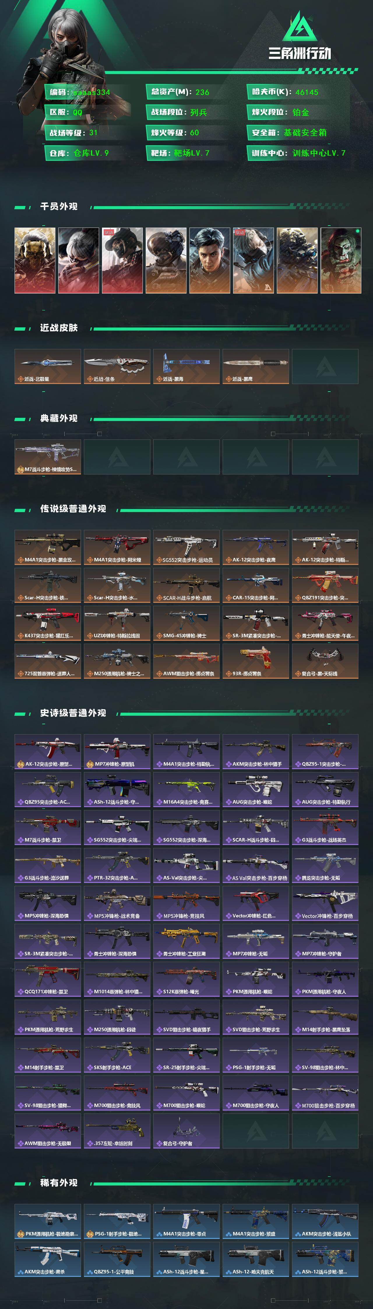 SJZCMW441165三角洲行动账号详情图2