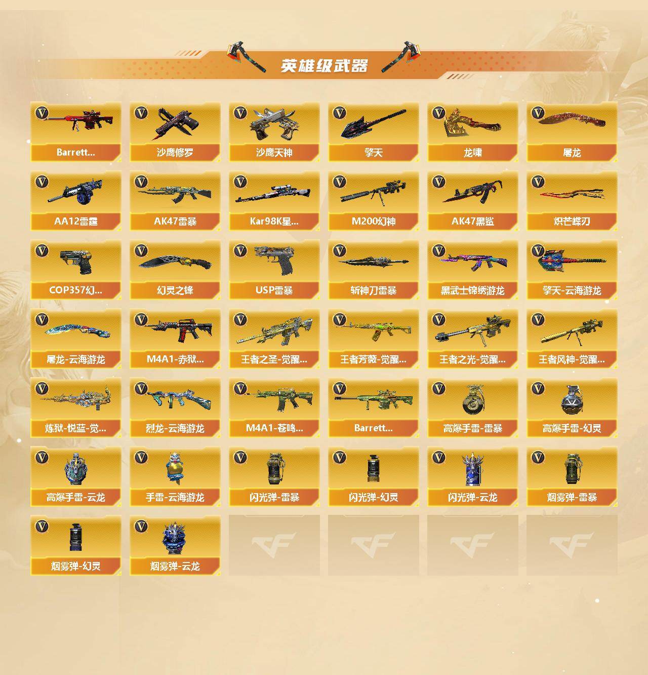 CFCMW431147穿越火线账号详情图3