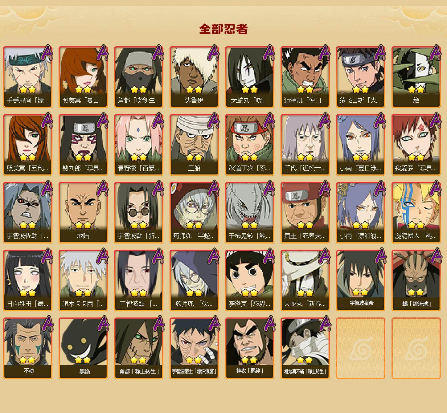 HYEY48413火影忍者账号详情图3