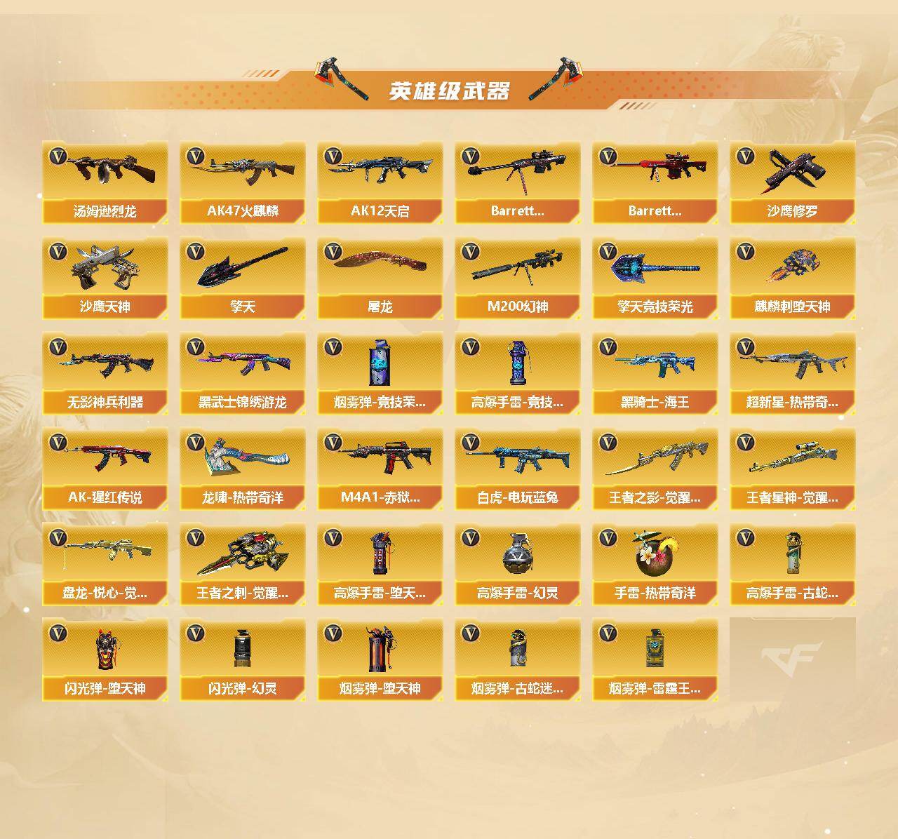 CFLX430836穿越火线账号详情图3