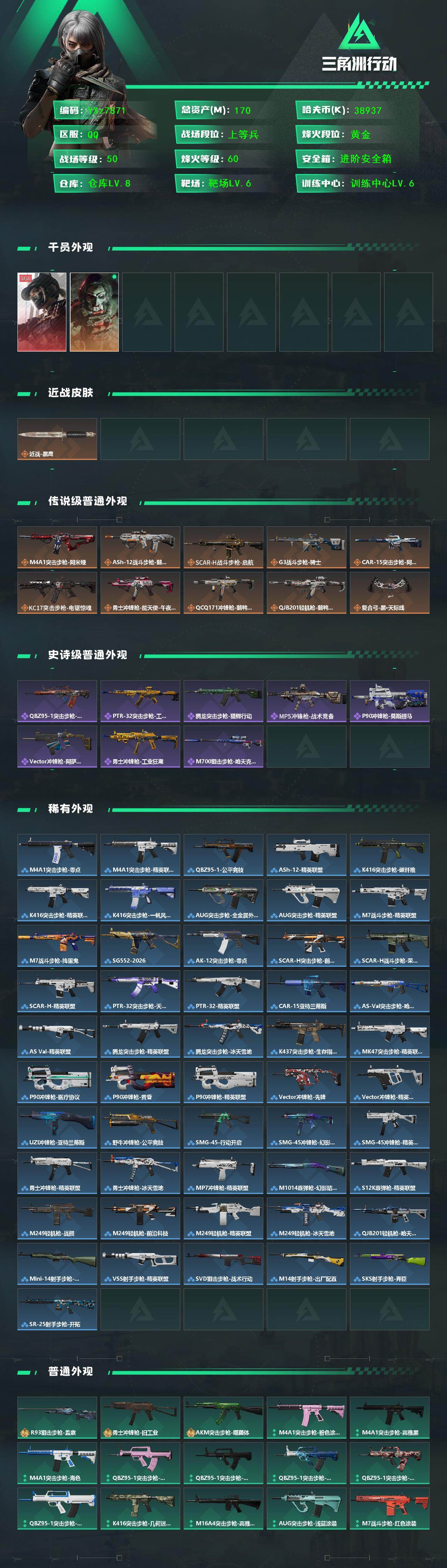 SJZCMW434825三角洲行动账号详情图2