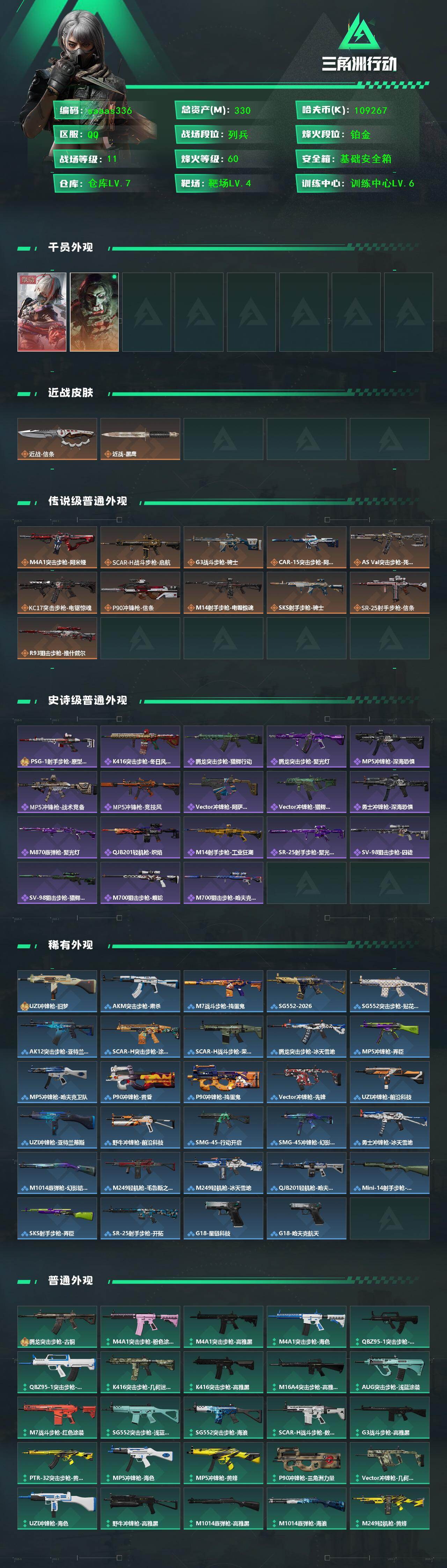 SJZCMW441166三角洲行动账号详情图2