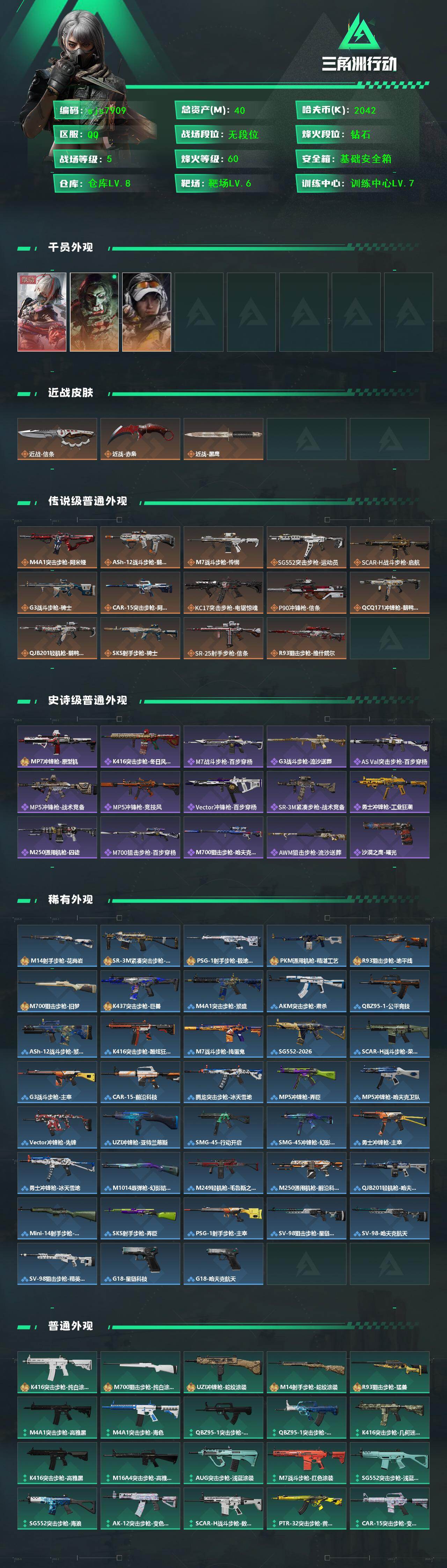 SJZCMW438737三角洲行动账号详情图2