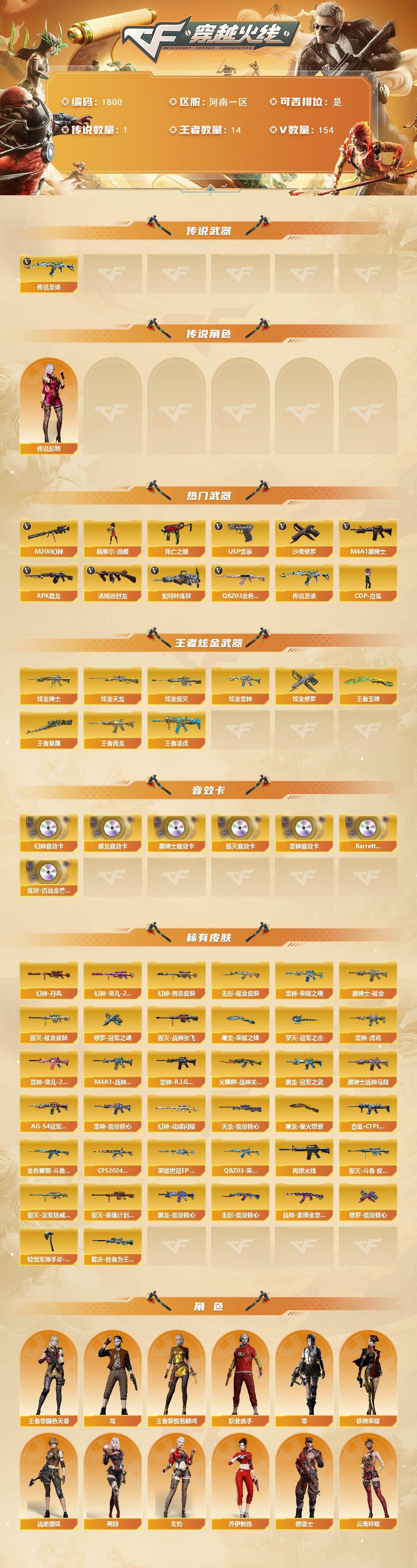 CFCMW432492穿越火线账号详情图2