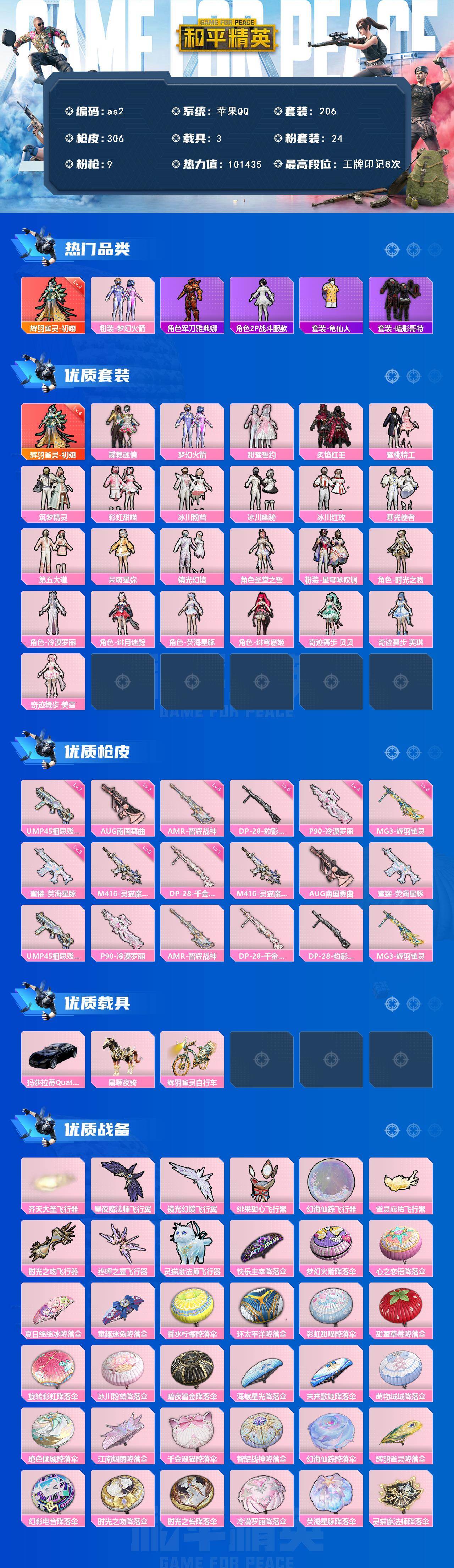 HPCMW466579和平精英账号详情图2