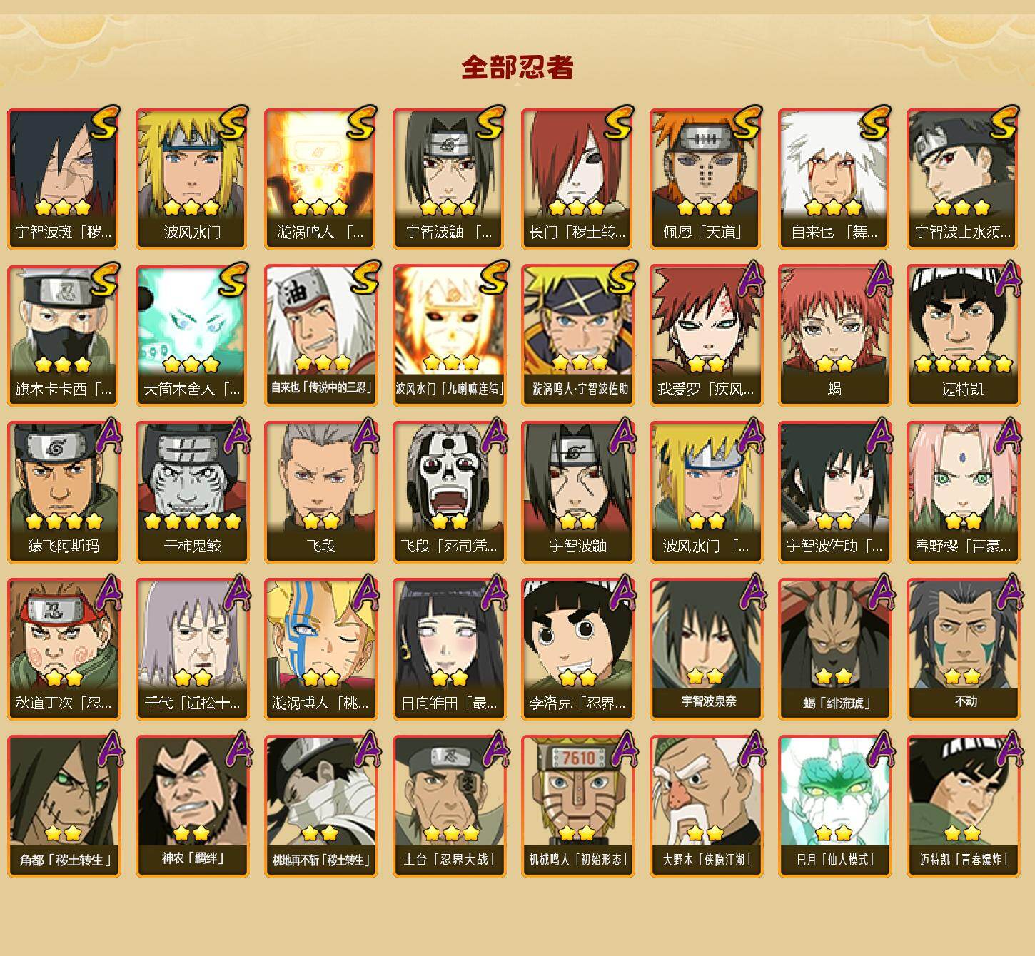 HYEY48876火影忍者账号详情图2