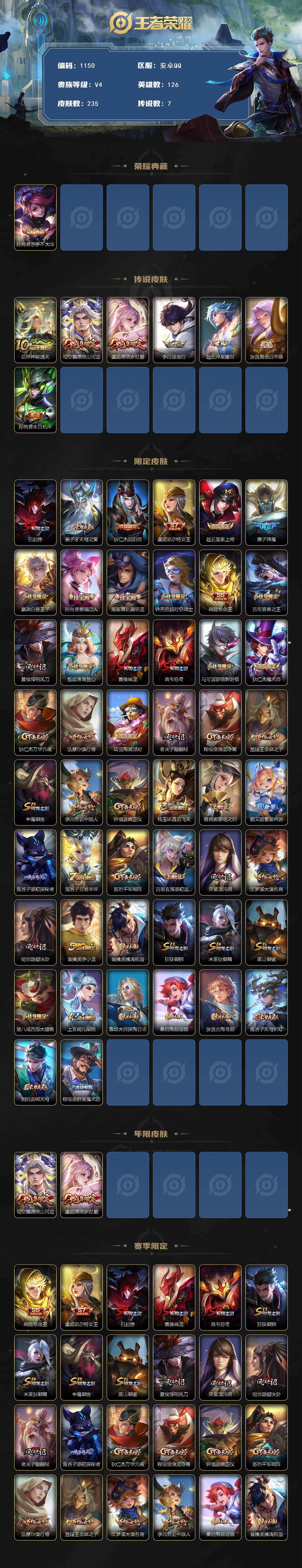 WZCMW4122790王者荣耀账号详情图2