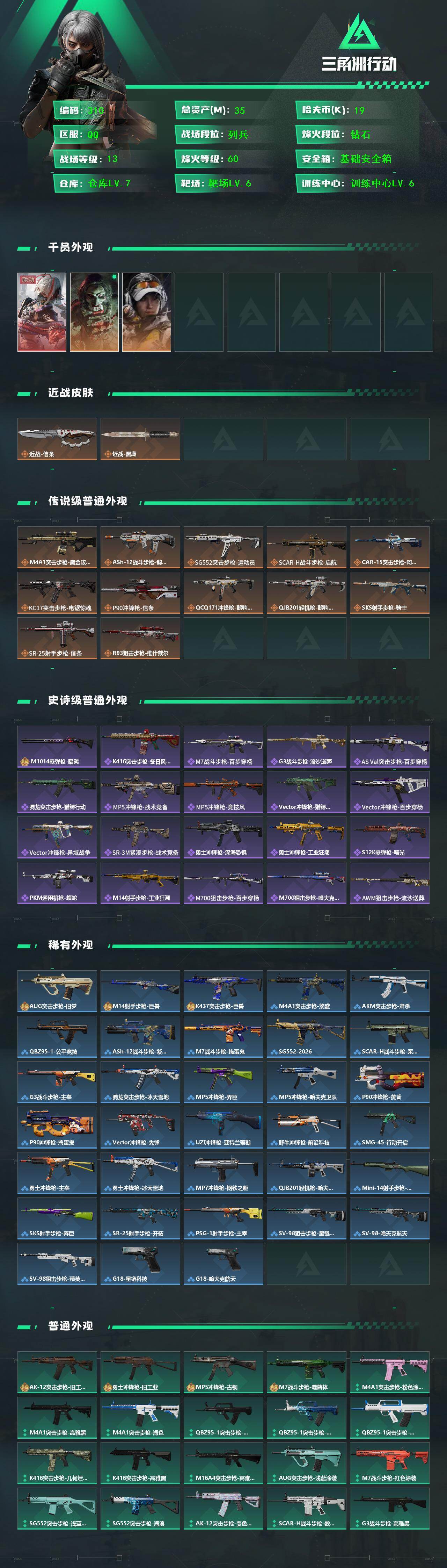 SJZCMW436226三角洲行动账号详情图2