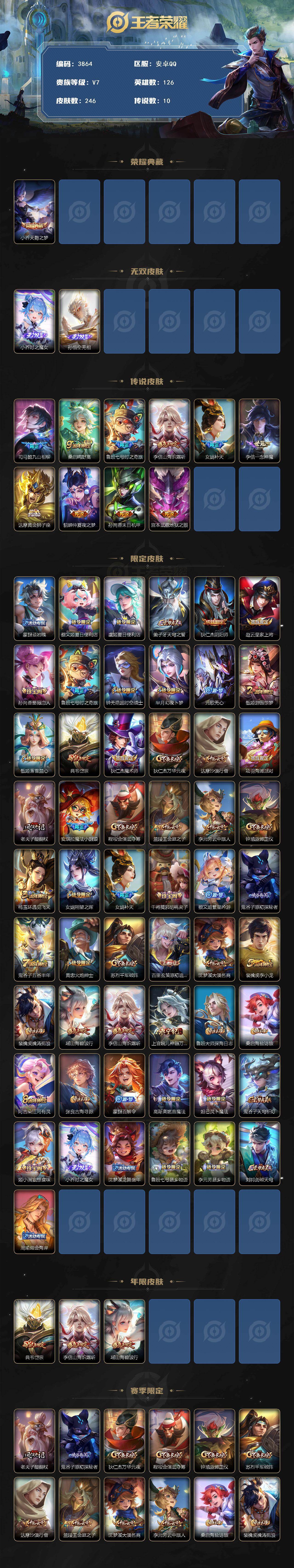 WZCMW4123592王者荣耀账号详情图2