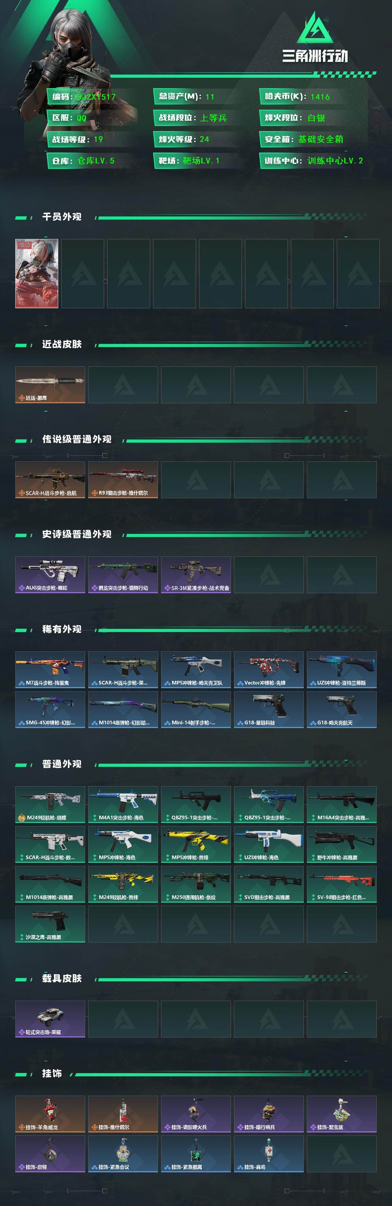 SJZEY437764三角洲行动账号详情图2