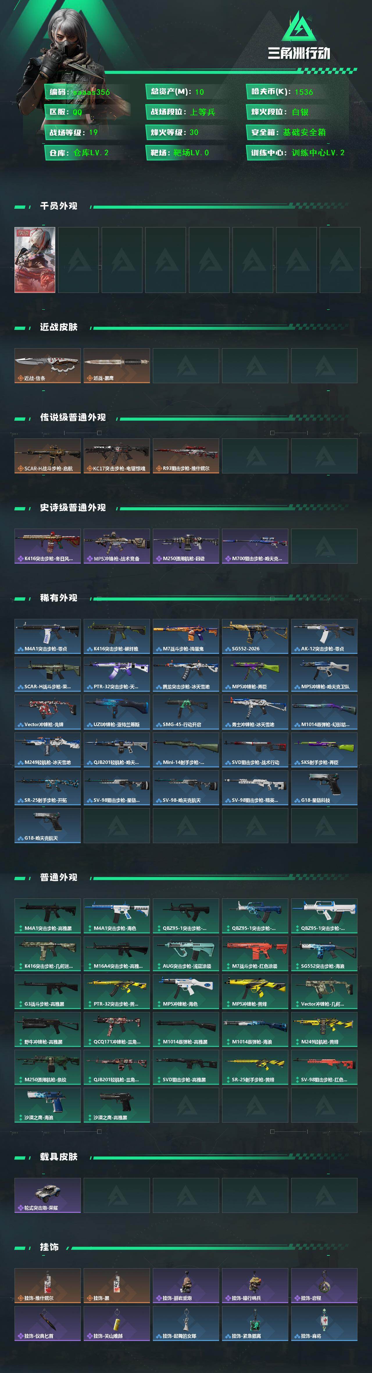 SJZCMW436039三角洲行动账号详情图2