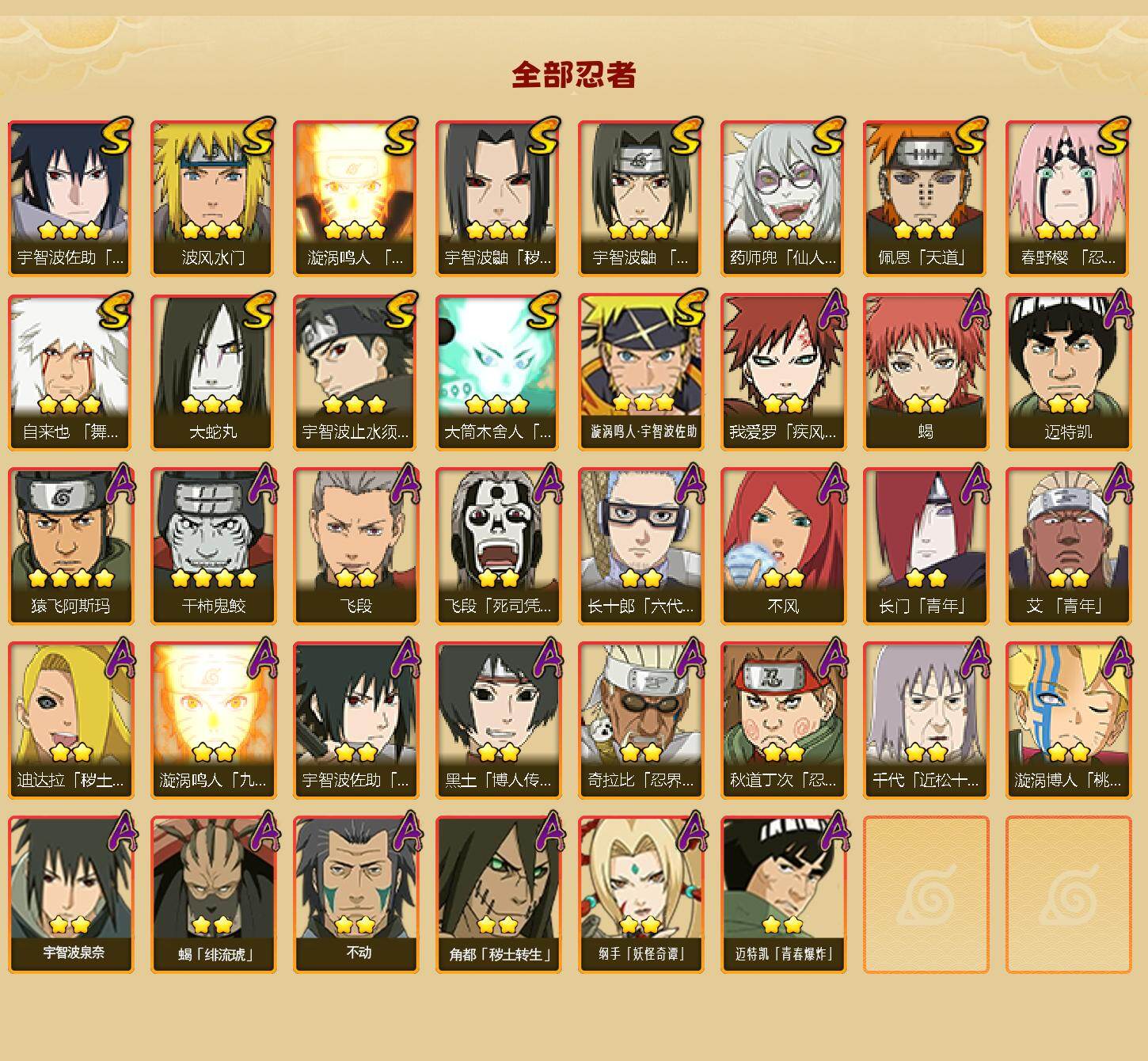 HYLFY48736火影忍者账号详情图2 HYLFY48736火影忍者账号详情图2