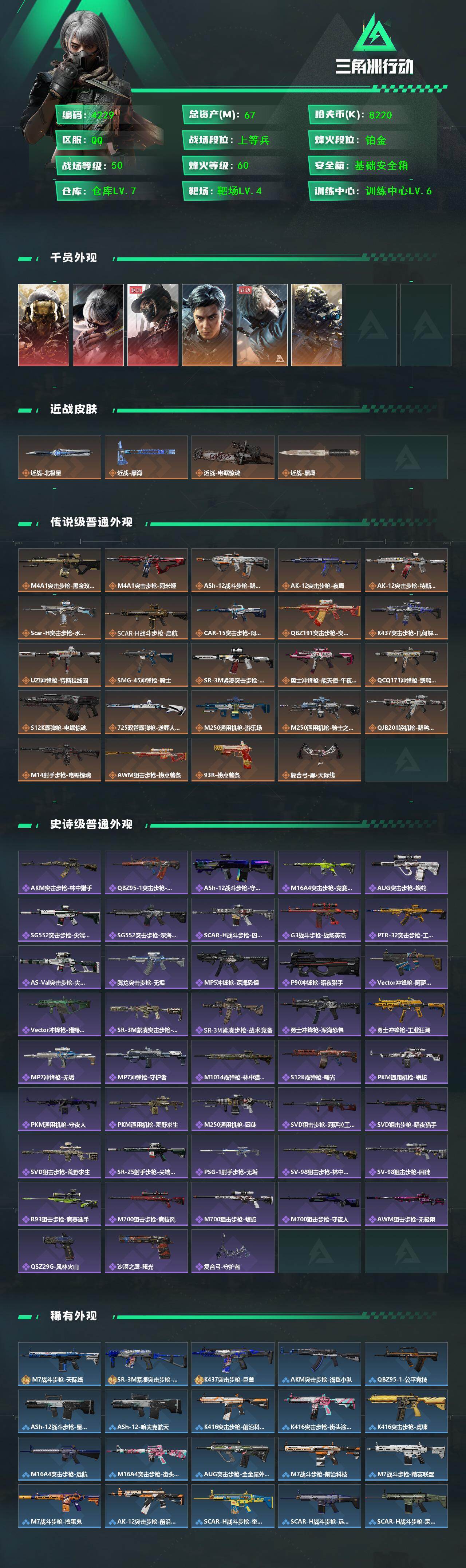 SJZQM441760三角洲行动账号详情图4