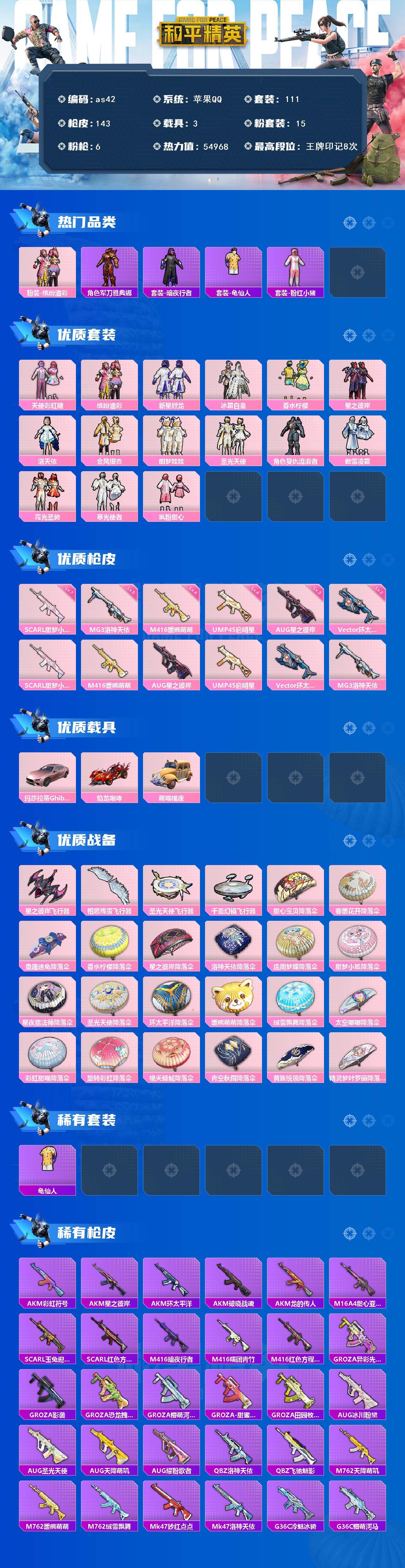 HPCMW467210和平精英账号详情图2