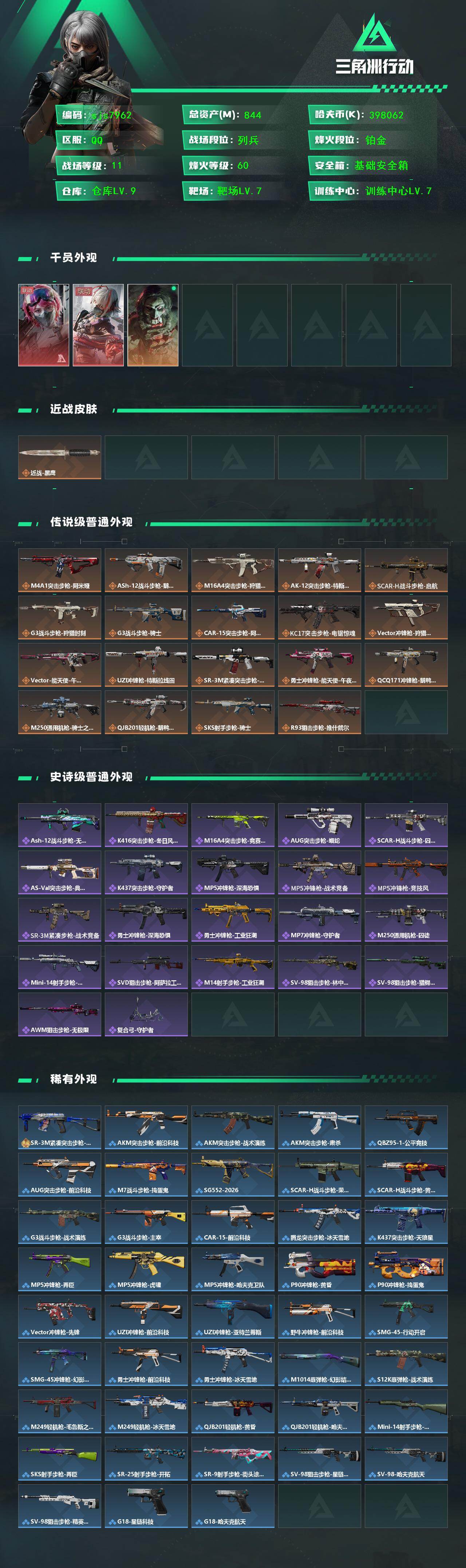 SJZCMW441008三角洲行动账号详情图2