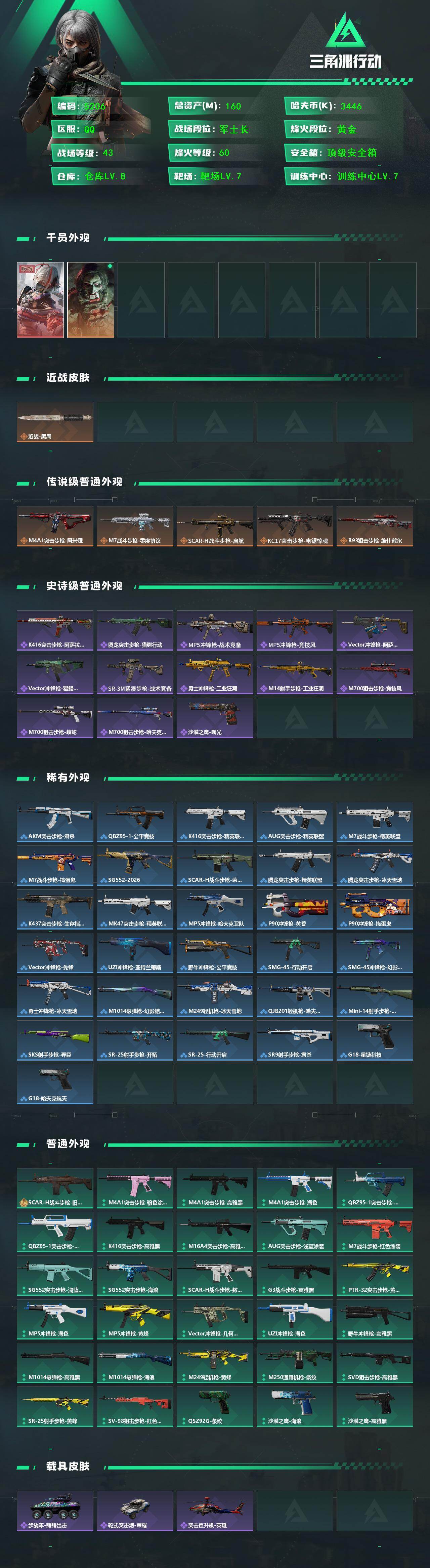 SJZCMW451986三角洲行动账号详情图2