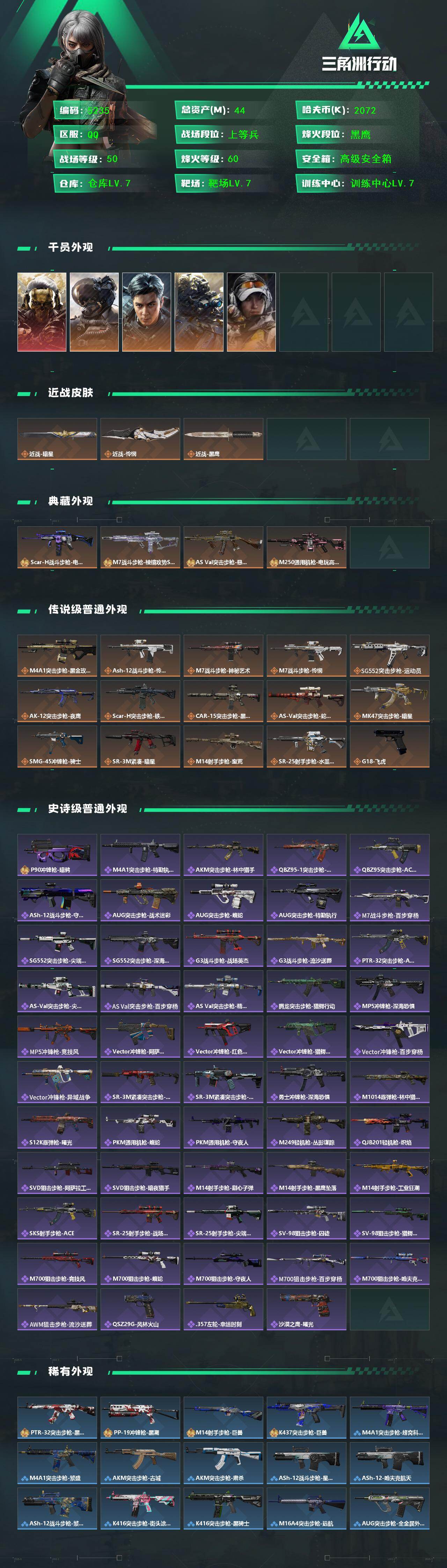 SJZCMW451988三角洲行动账号详情图2