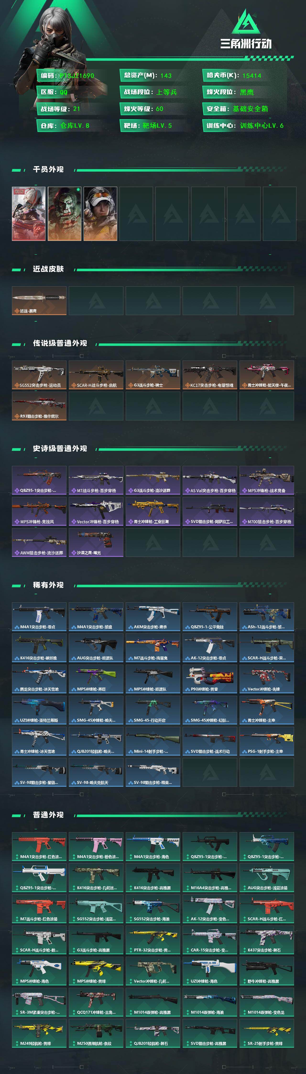 SJZCMW436221三角洲行动账号详情图3