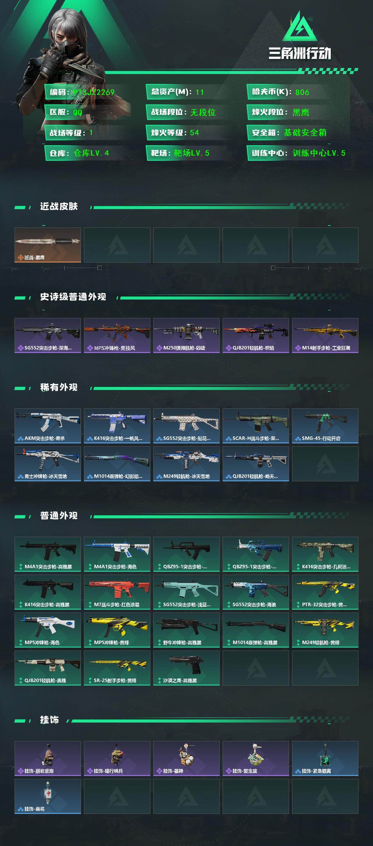 SJZCMW435132三角洲行动账号详情图2