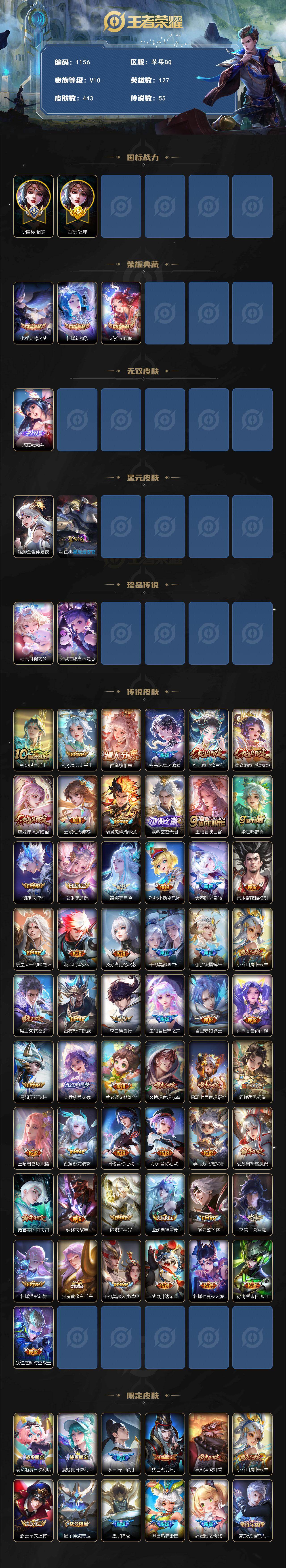 WZCMW4127616王者荣耀账号详情图2