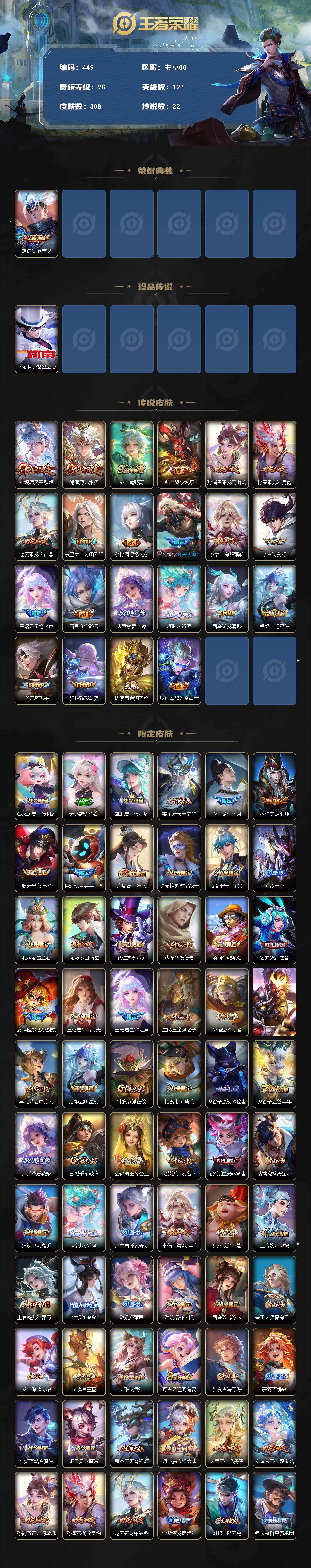 WZCMW4142685王者荣耀账号详情图2