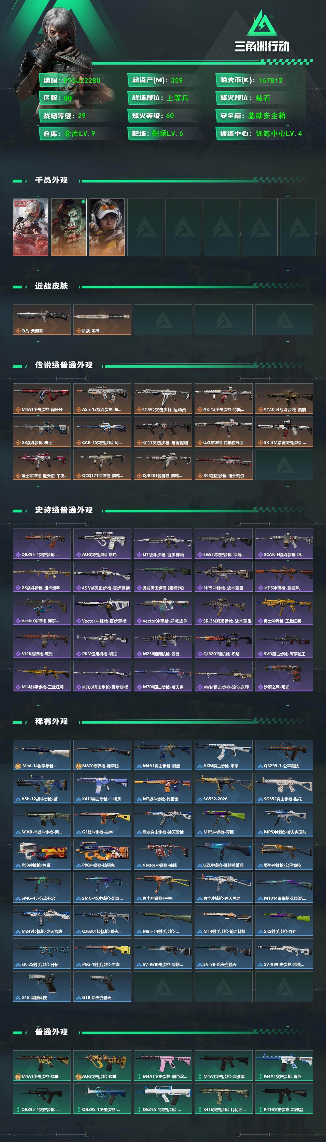 SJZCMW442667三角洲行动账号详情图2