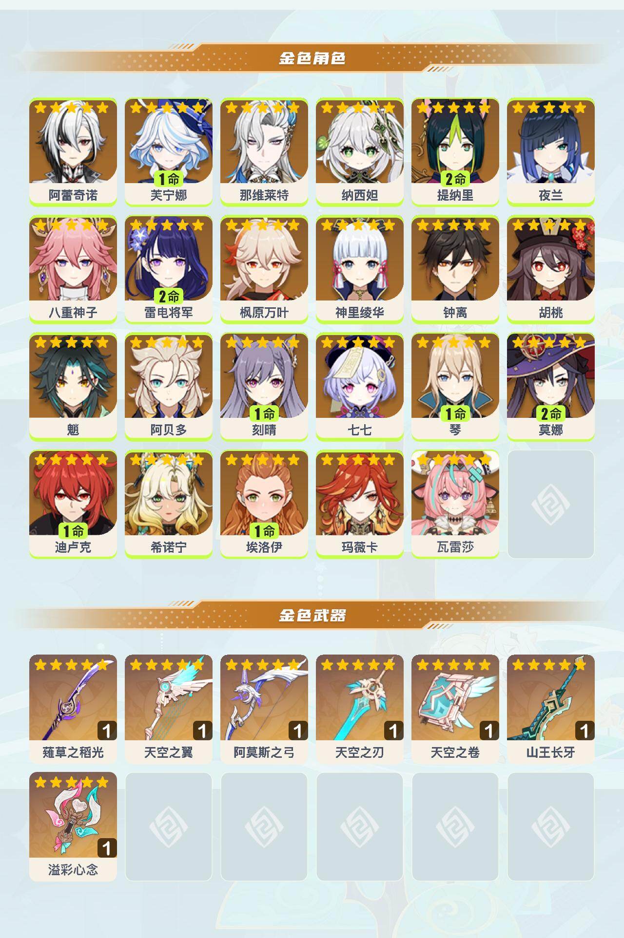 YSEY42311原神账号详情图3