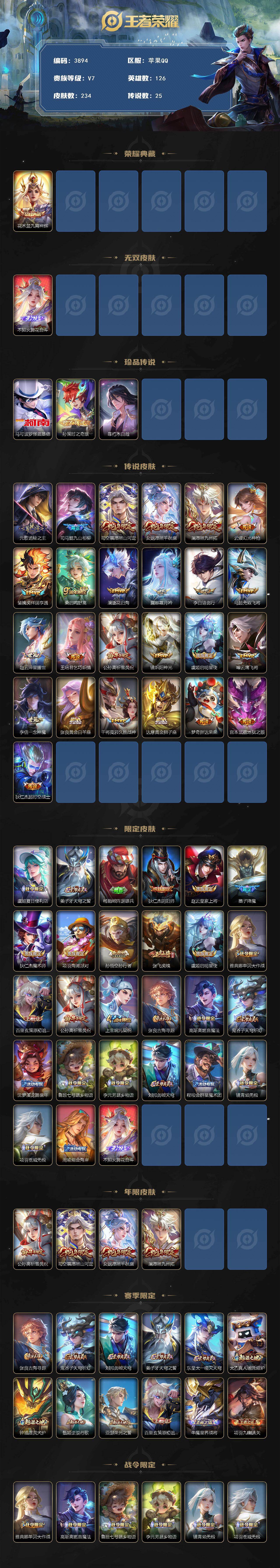 WZCMW4128759王者荣耀账号详情图2