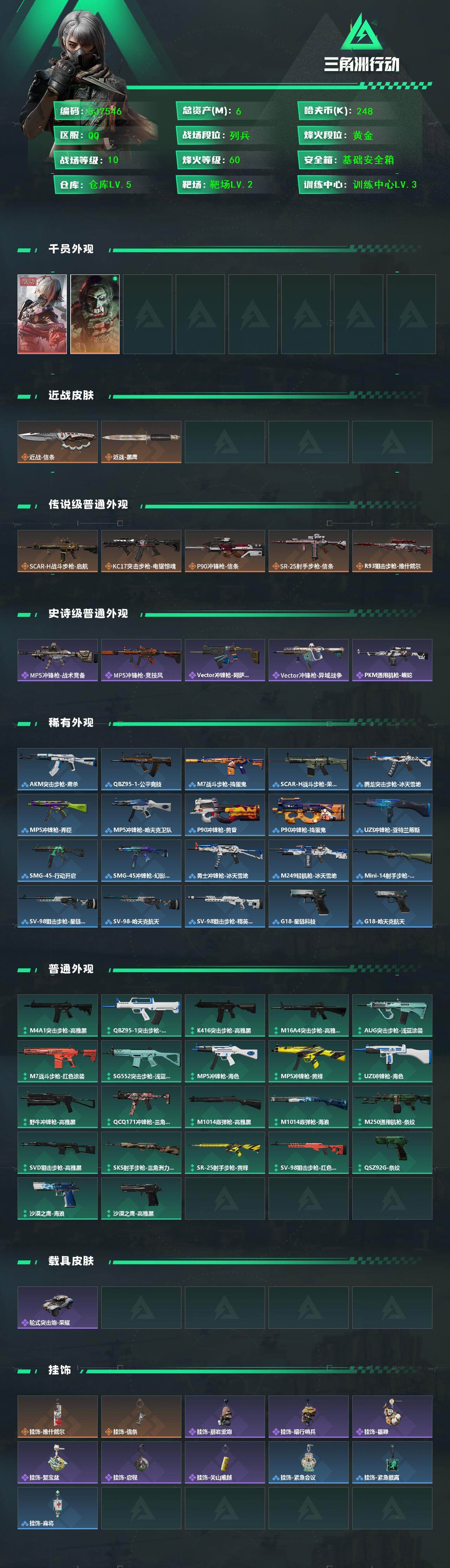 SJZQM435832三角洲行动账号详情图3