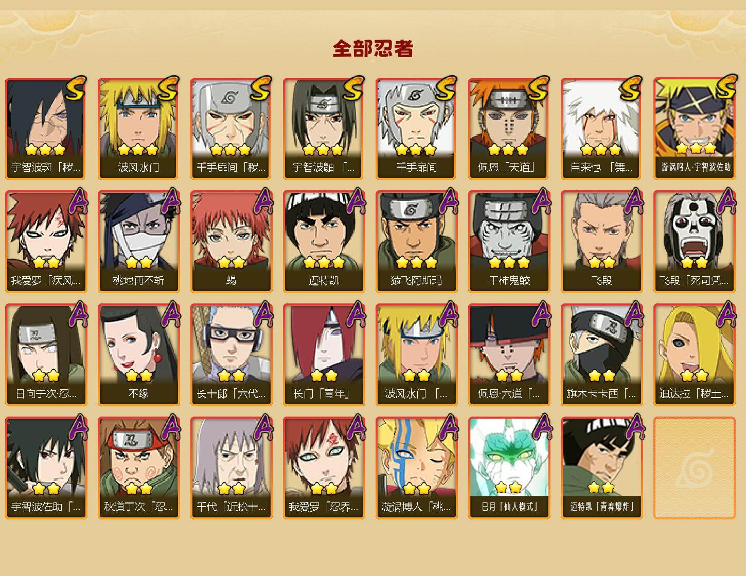 HYLX49052火影忍者账号详情图2